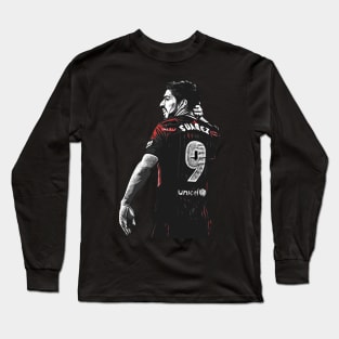 Luis Suarez Pop Art Long Sleeve T-Shirt